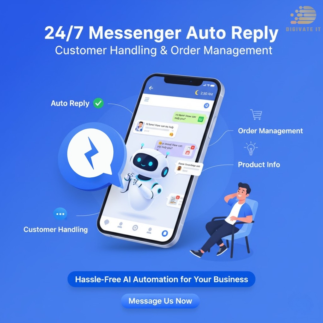 Mô tả giao diện chatbot AI đang xử lý tin nhắn khách hàng