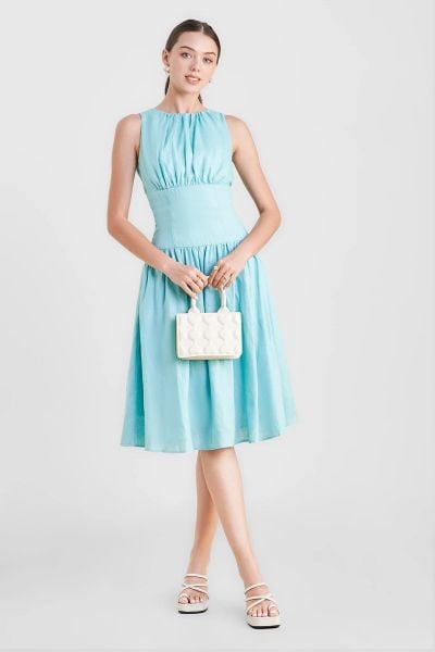 Quần linen ống suông