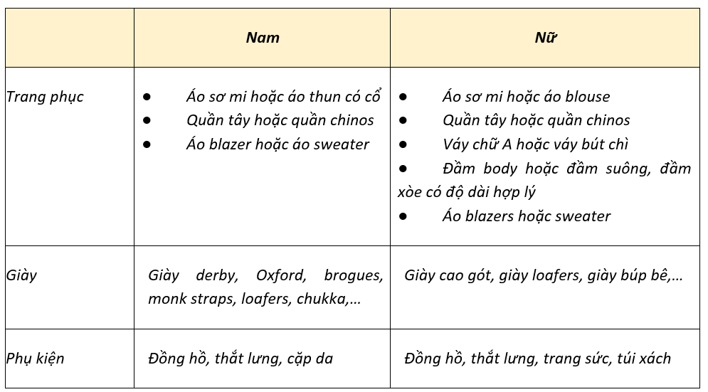 Phối đồ đi làm