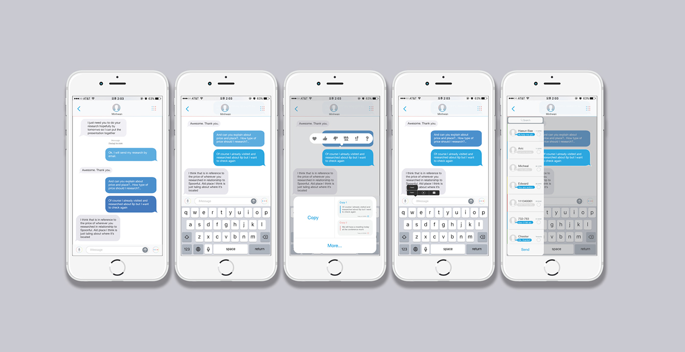 Giao diện ứng dụng Siri với bong bóng chat và trường nhập văn bản
