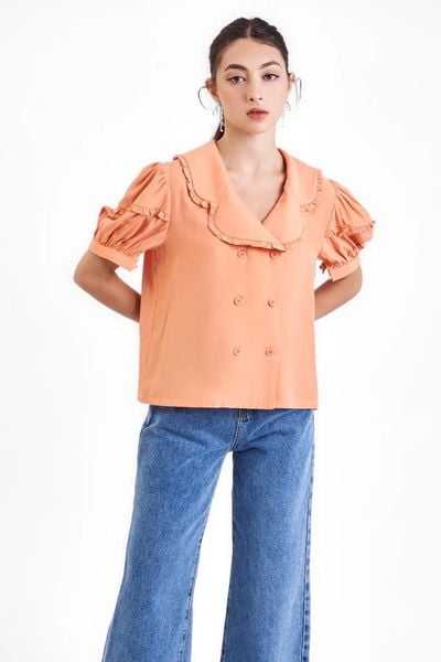 Áo tay bồng quyến rũ phong cách Y2K