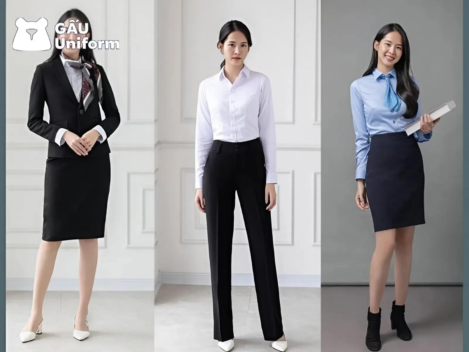 Phái nữ có nhiều lựa chọn đồng phục công sở