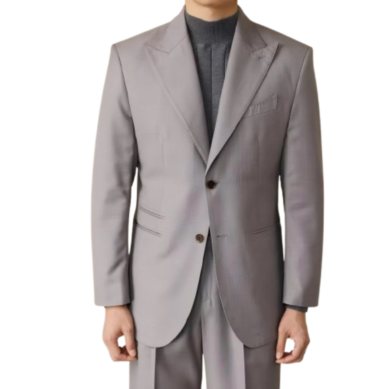 Suit nam màu xám than