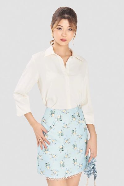Váy công sở Hàn Quốc dáng chữ A thanh lịch