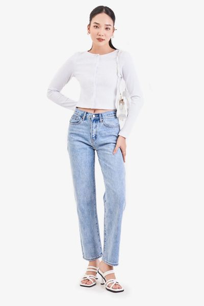 Áo cardigan cùng quần ống suông