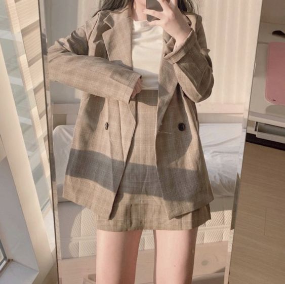 Áo vest nữ họa tiết