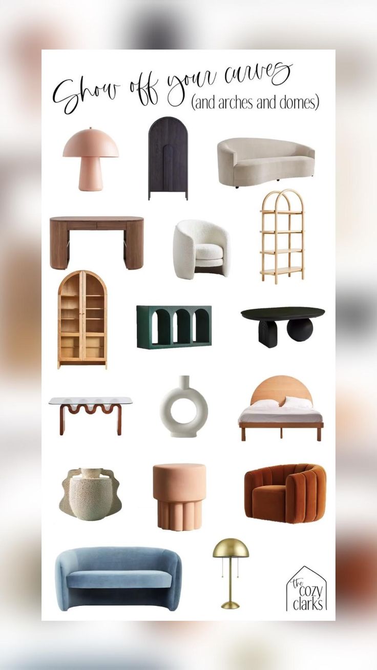 Nội thất bo tròn với đường cong mềm mại trong không gian sống hiện đại