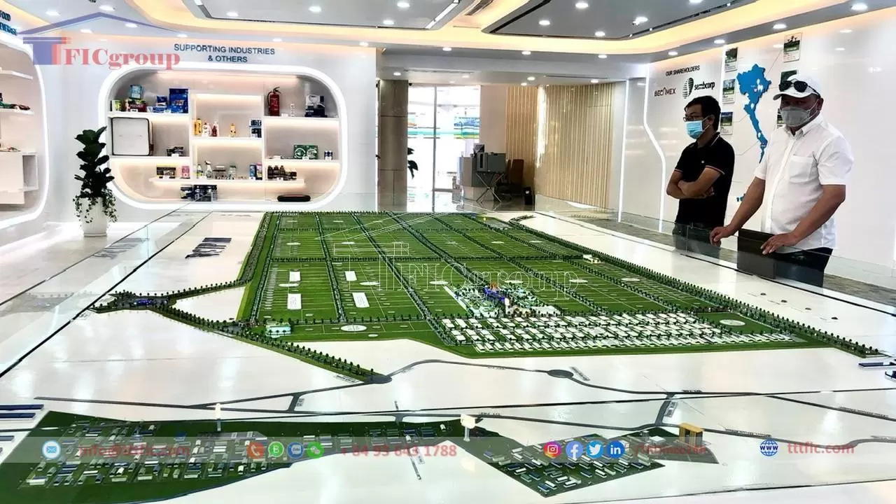 Giao diện website chuyên nghiệp cho bất động sản công nghiệp