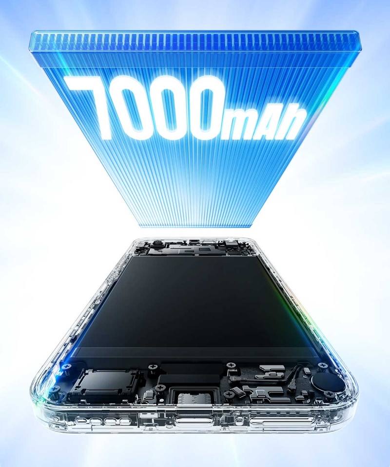 Realme C100 5G - Viên pin 7000 mAh và công nghệ sạc 45W