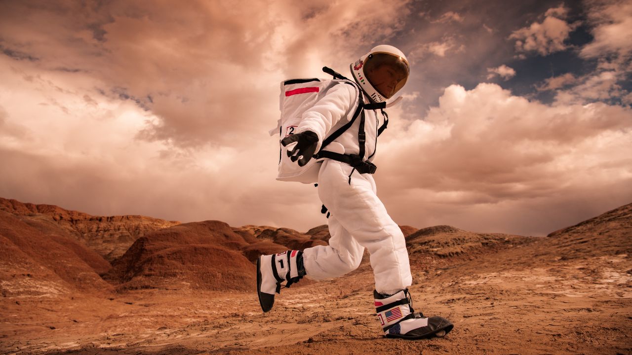 Hình ảnh tượng trưng cho sự hòa nhập giữa công nghệ tiêu dùng và khám phá vũ trụ