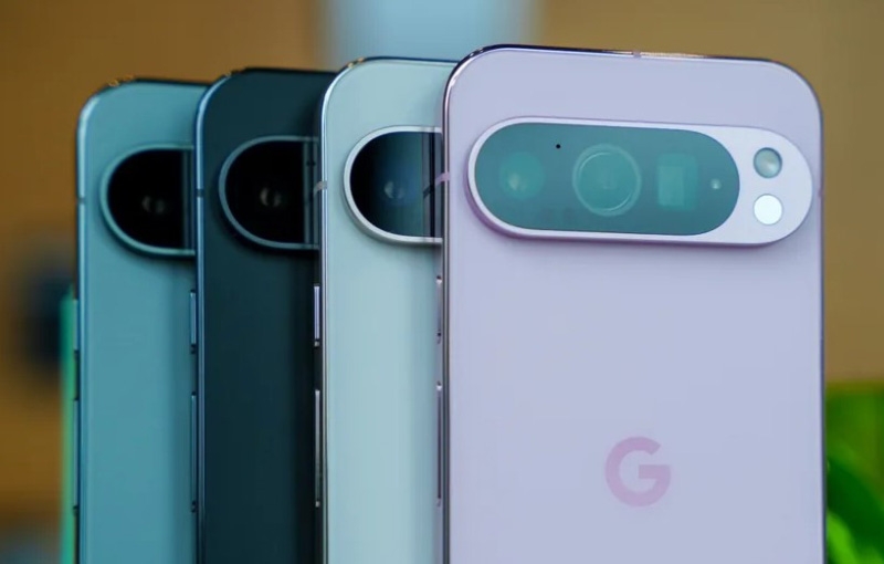 Mặt lưng kính nhám Pixel 9 Pro giảm bám vân tay, cạnh bo cong thoải mái