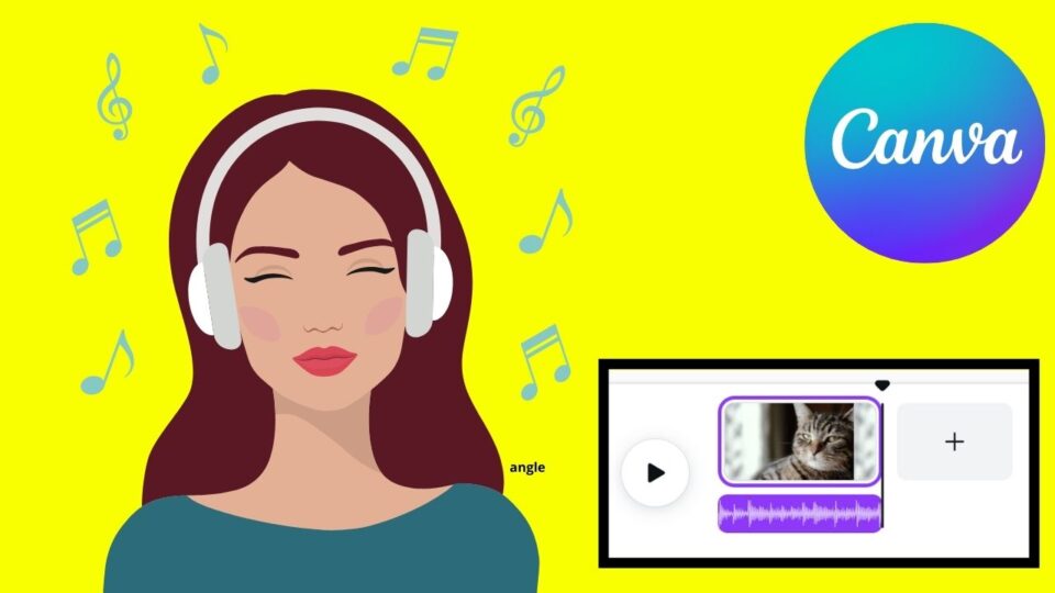 Công cụ điều chỉnh mức âm lượng, fade-in, fade-out trong Canva