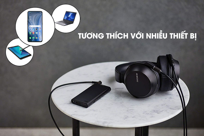 Hộp sạc và tai nghe WF-1000XM6 với thiết kế hình chữ nhật nhỏ gọn