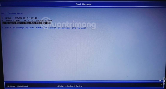 Chọn kiểu boot trên Windows 10