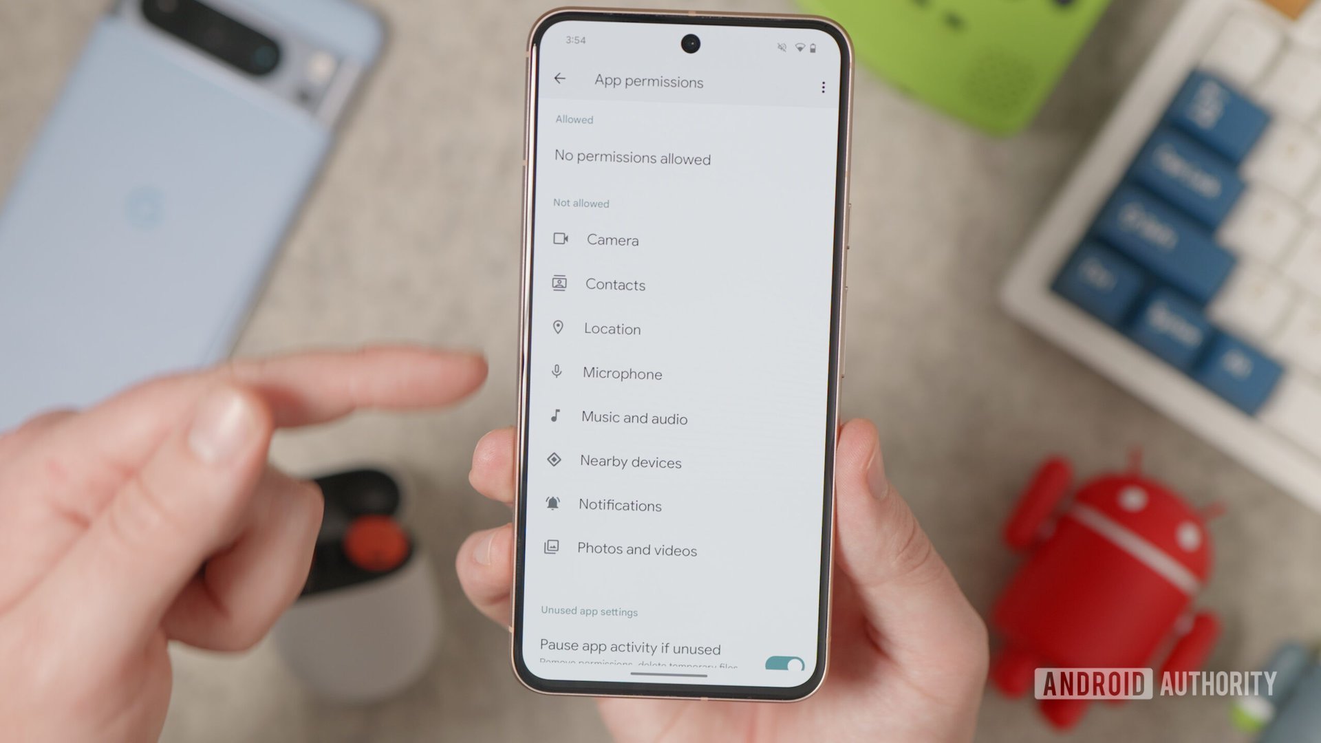 Màn hình yêu cầu quyền truy cập ứng dụng