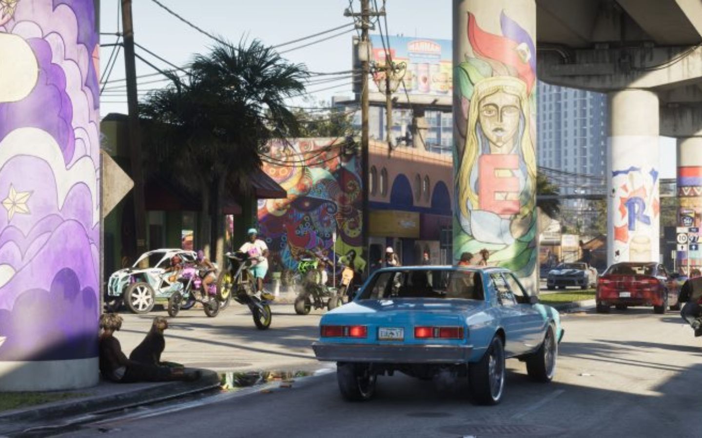 Hình ảnh hiệu ứng ánh sáng trong GTA 6