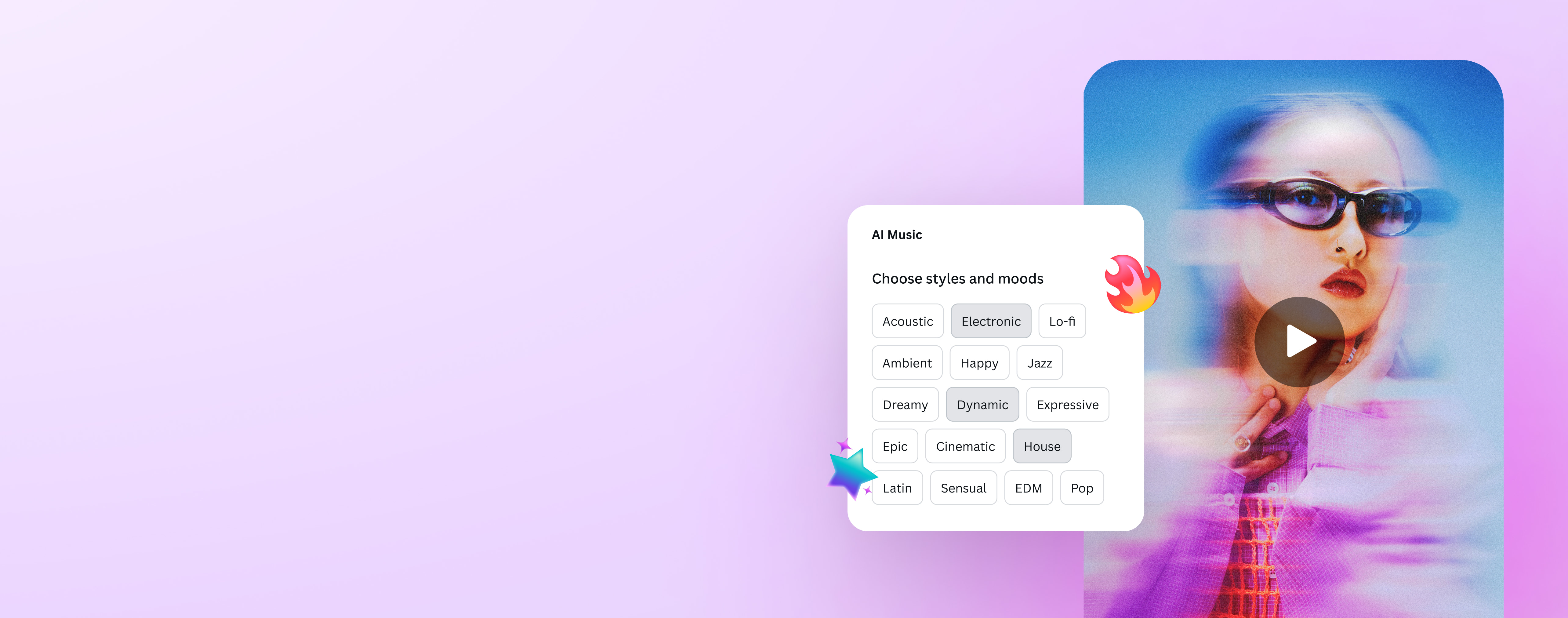 Công cụ tạo nhạc AI cung cấp tùy chọn phong cách và tham số toàn diện