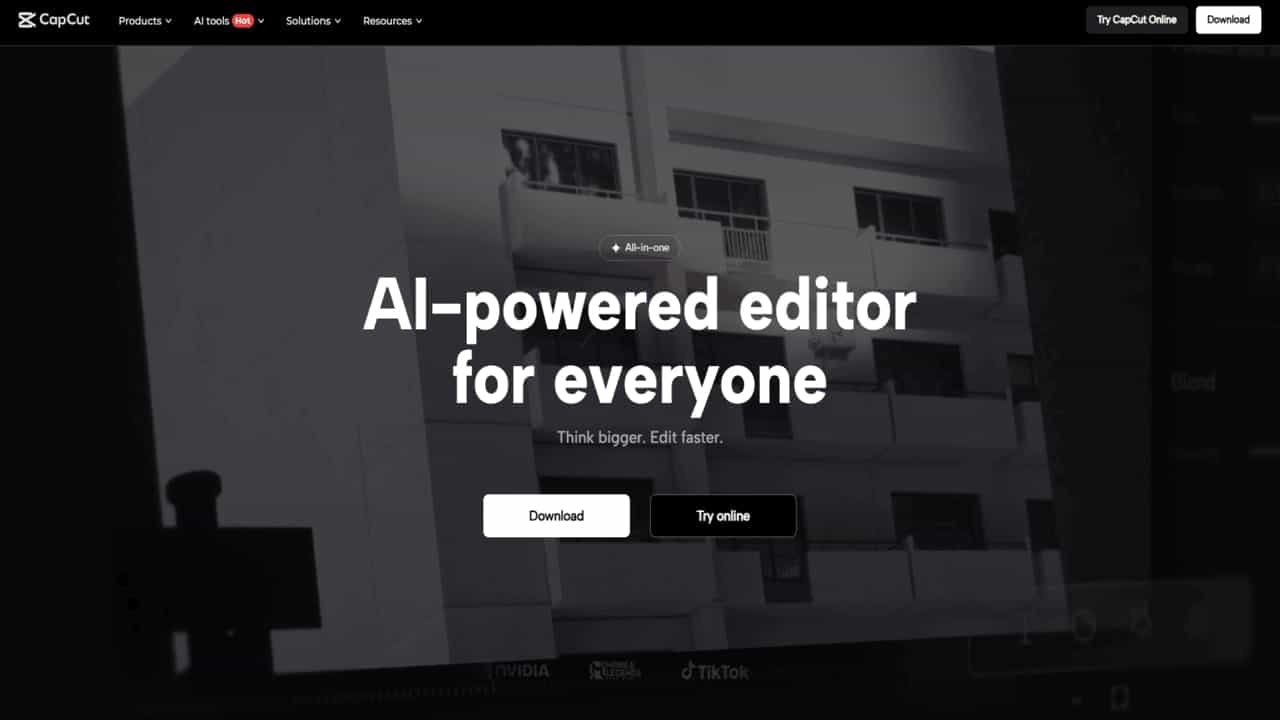 Các công cụ AI chính trong CapCut desktop