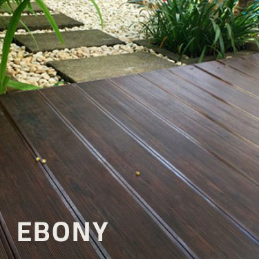 Tùy chọn màu vân ebony cho sàn WPC