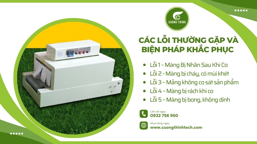 Lỗi thường gặp và cách khắc phục