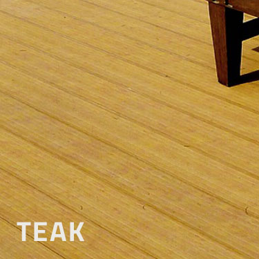 Tùy chọn màu vân teak cho sàn WPC ngoài trời