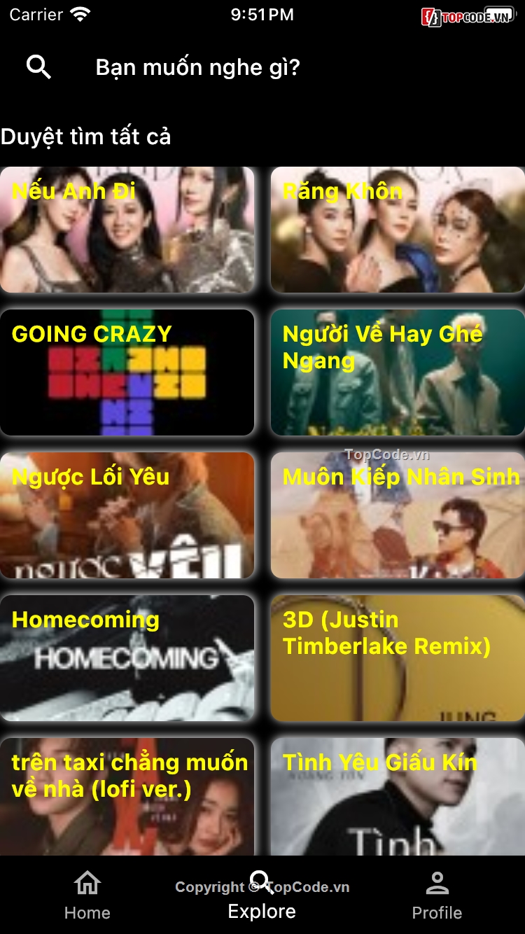 Đang nghe nhạc và phân tích lyrics trên điện thoại