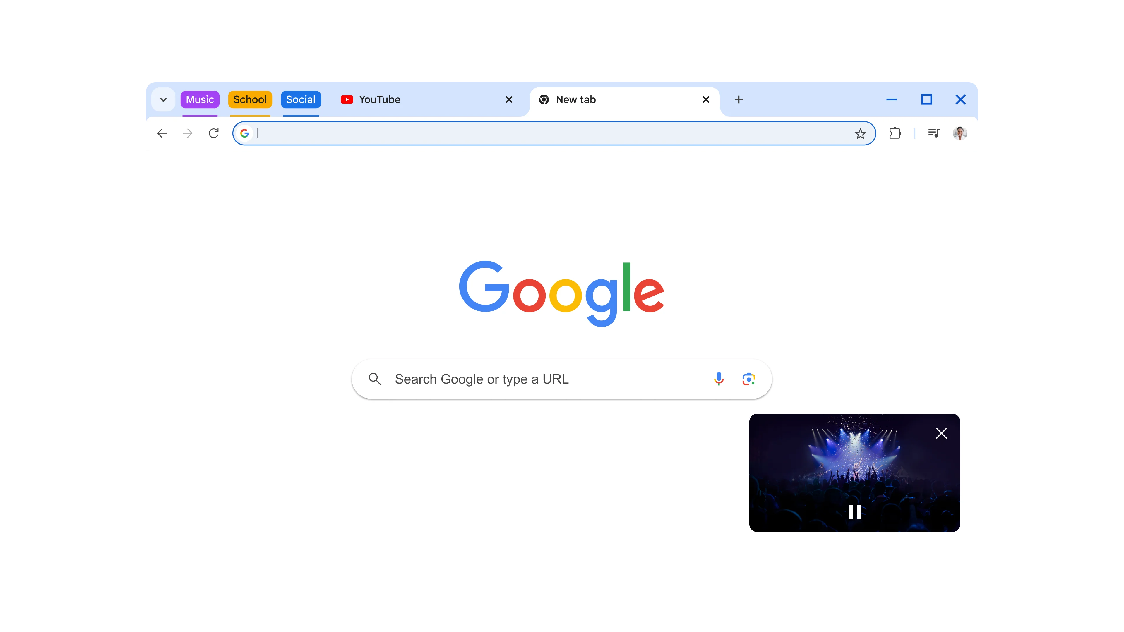 Xem video, phát nội dung và quản lý trải nghiệm media trực tiếp trong trình duyệt