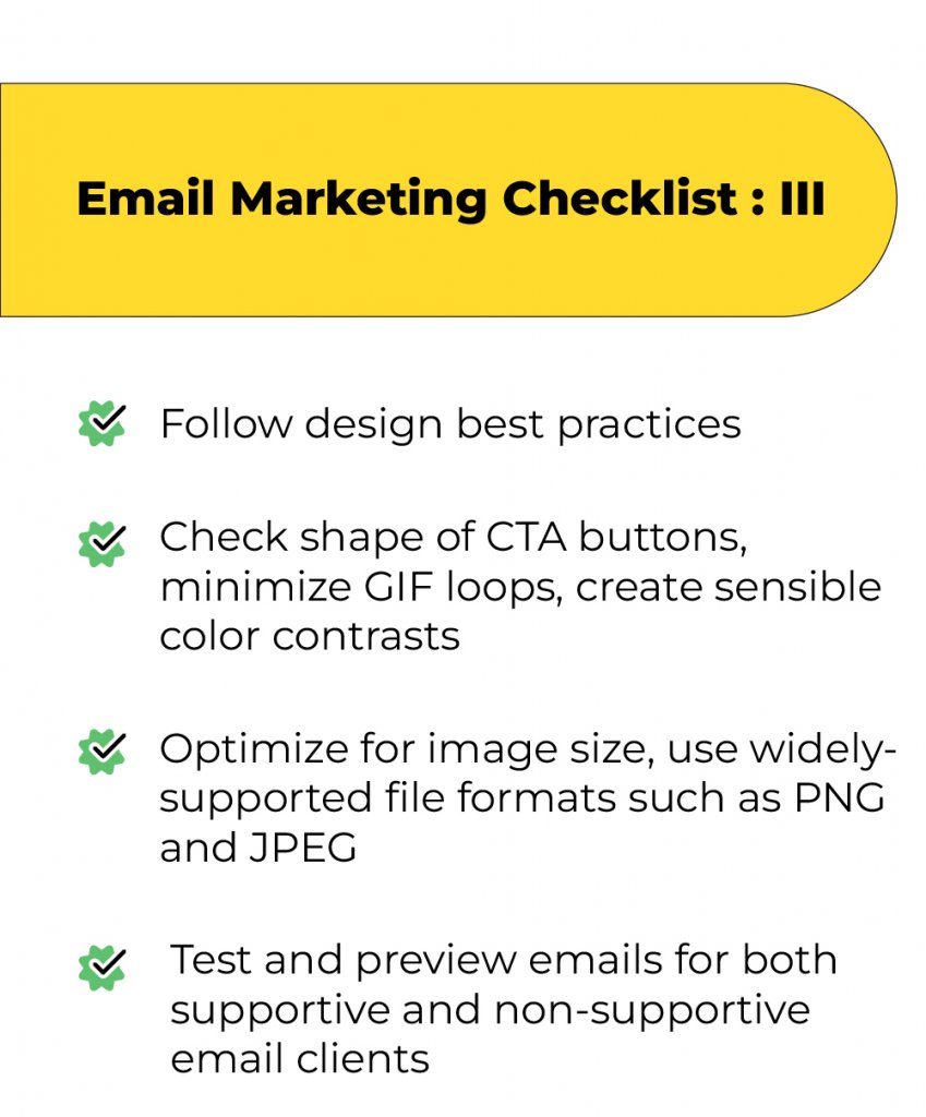 Checklist kiểm tra email trước khi gửi
