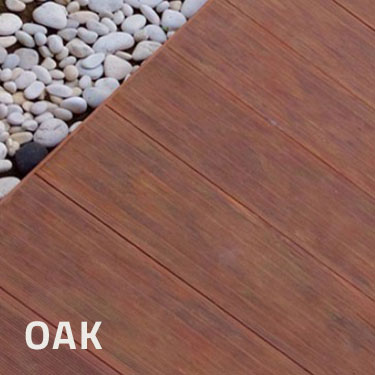Tùy chọn màu vân oak cho sàn WPC