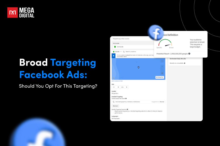 Ví dụ cài đặt targeting chính xác cho campaign quảng cáo trung tâm ngoại ngữ