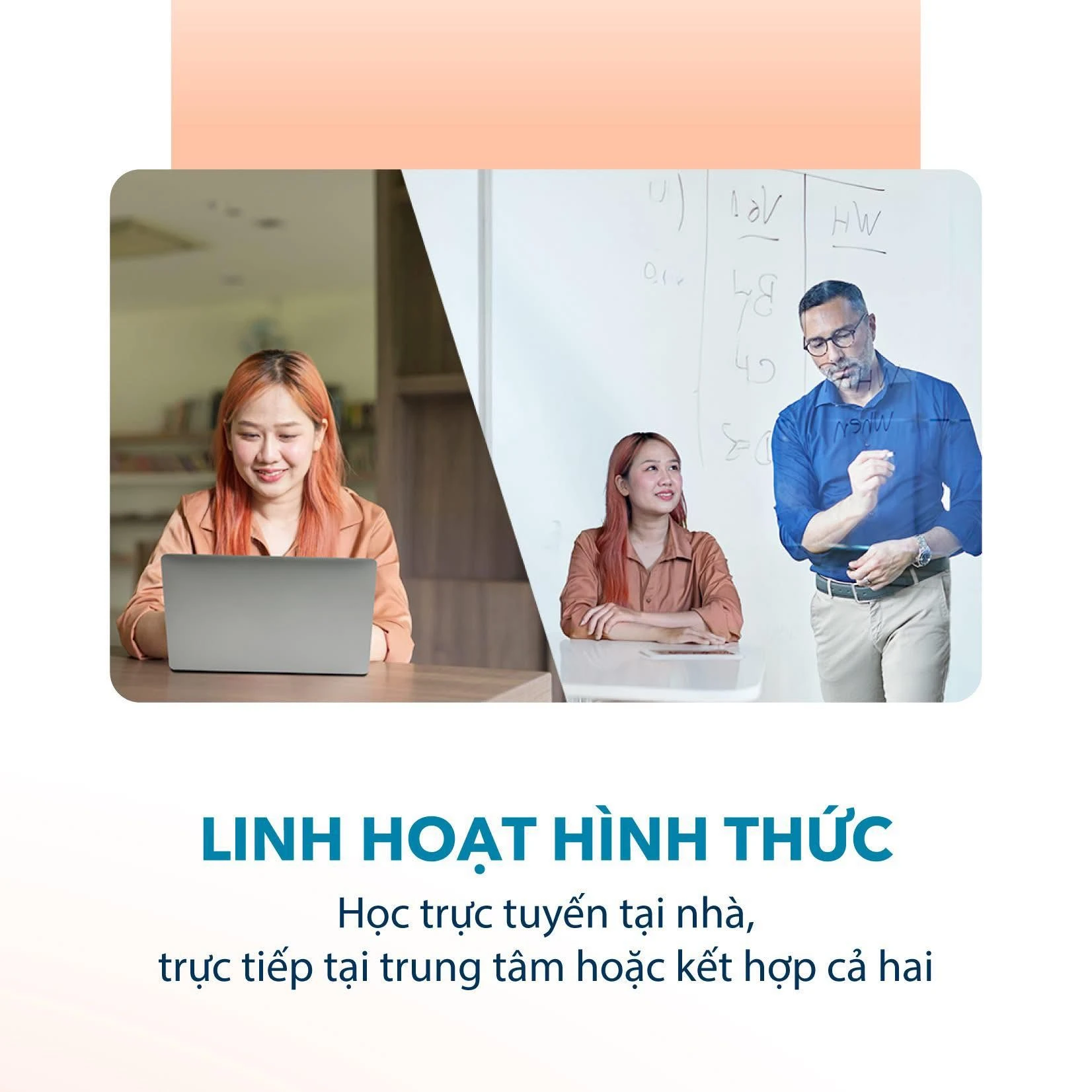 Khóa học tiếng Anh linh hoạt