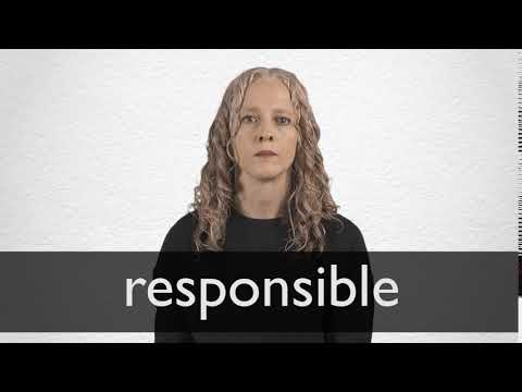 Tính từ responsible