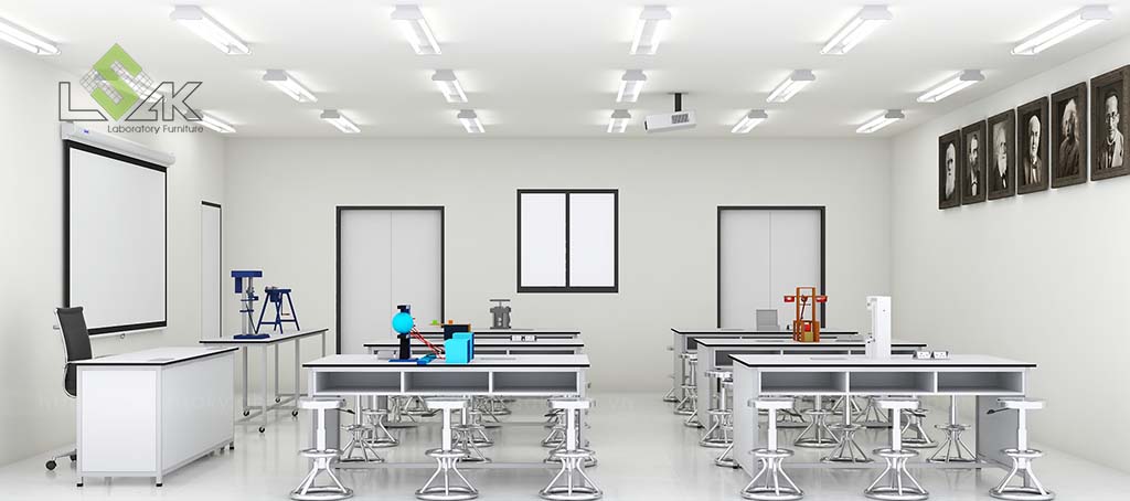 Sinh viên làm thí nghiệm trong phòng lab