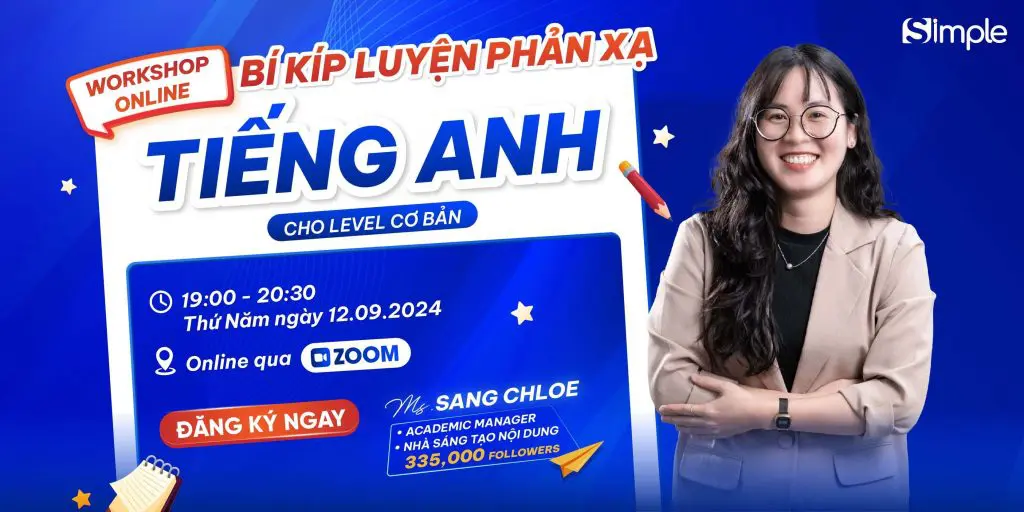 Chuẩn bị trước workshop tiếng Anh