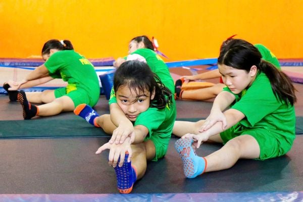 Học sinh tham gia lớp phát triển chiều cao