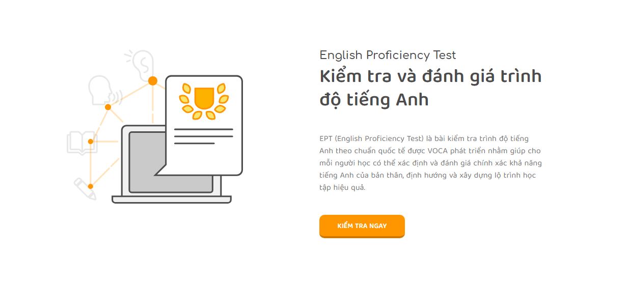 Kiểm tra tiến độ học tiếng Anh