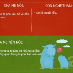 Cha mẹ luyện giao tiếp cùng con
