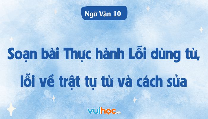 Lỗi thường gặp khi tra từ