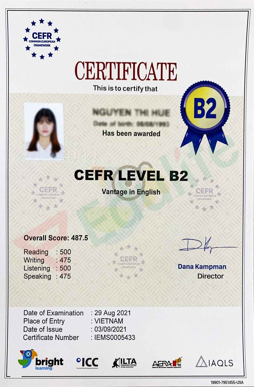 Bản đồ trình độ B2
