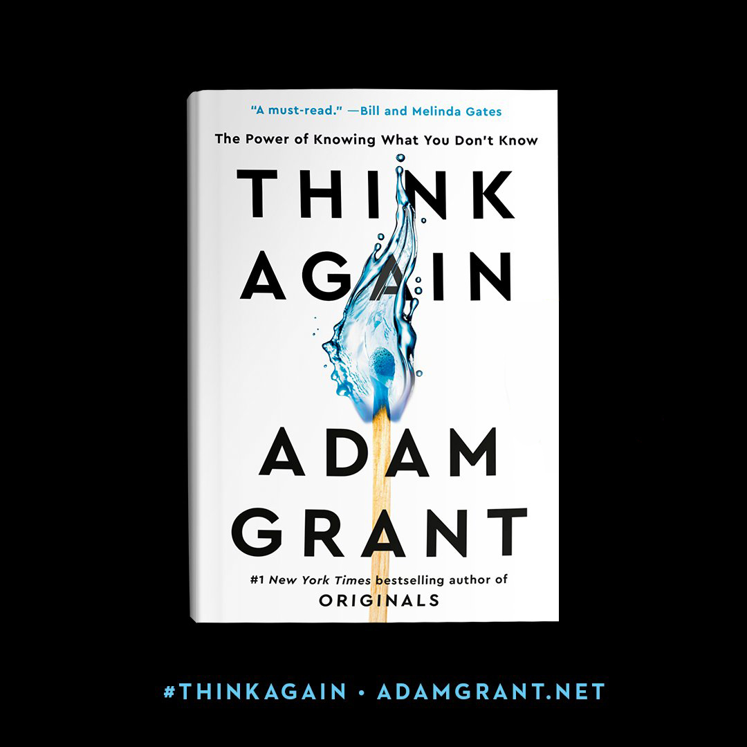 Sách Think Again của Adam Grant