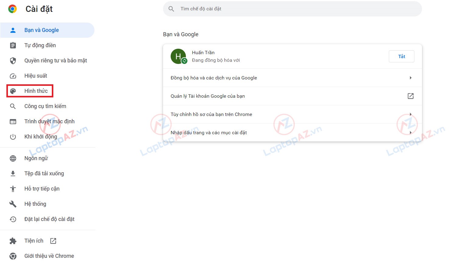 Giao diện Google Account Security trên trình duyệt