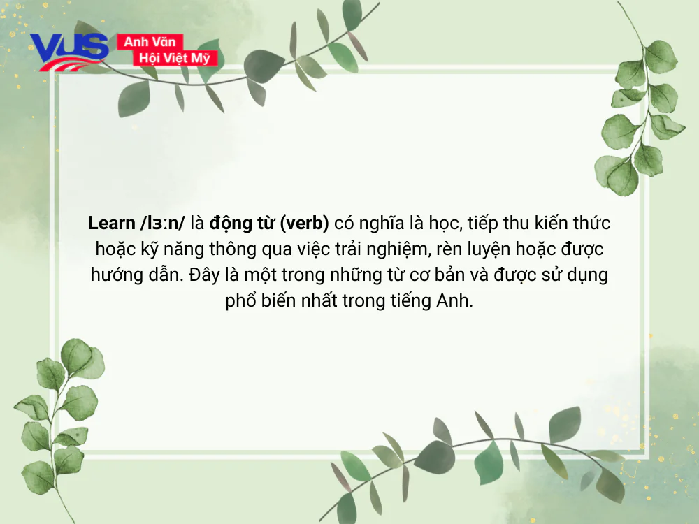 Learn là gì