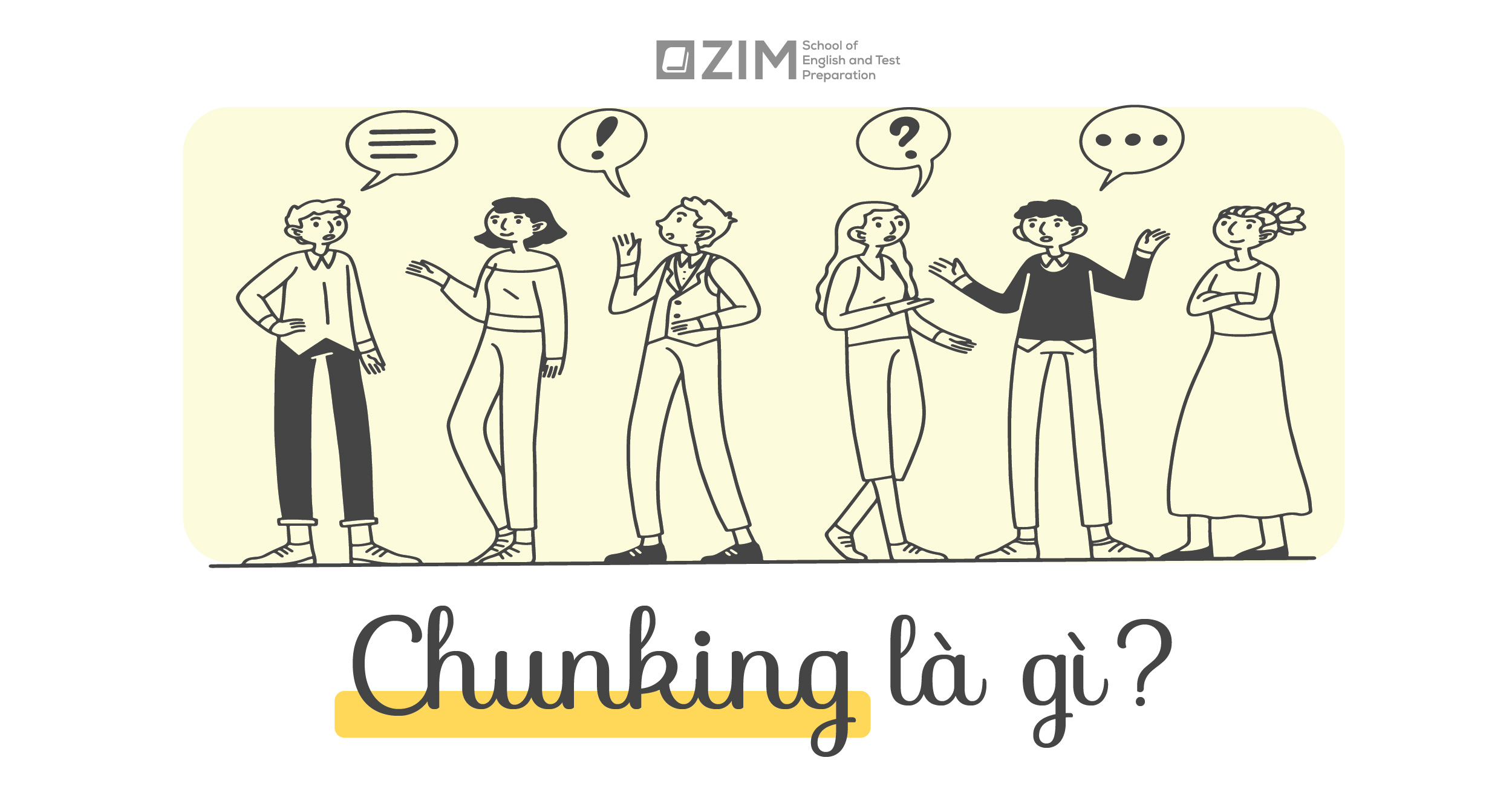 Gom ý thành từng cụm
