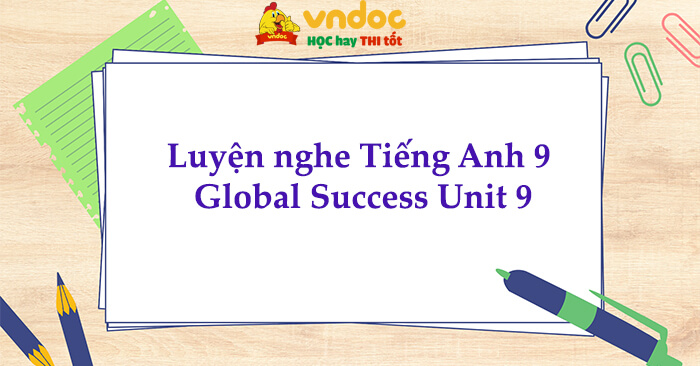 Học sinh luyện viết Unit 9
