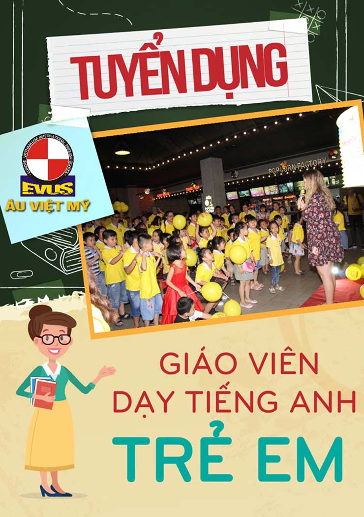 Giáo viên tiếng Anh cho trẻ
