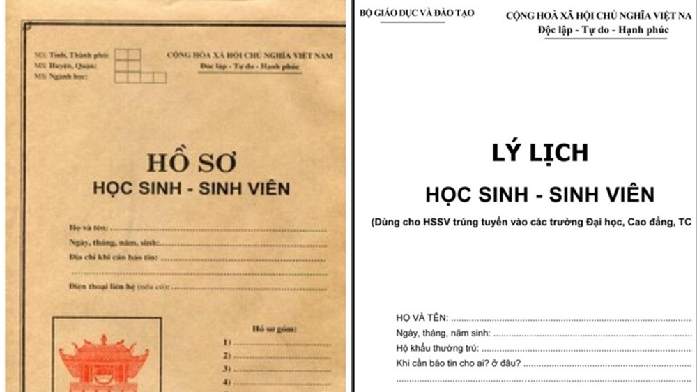 Học viên chuẩn bị hồ sơ