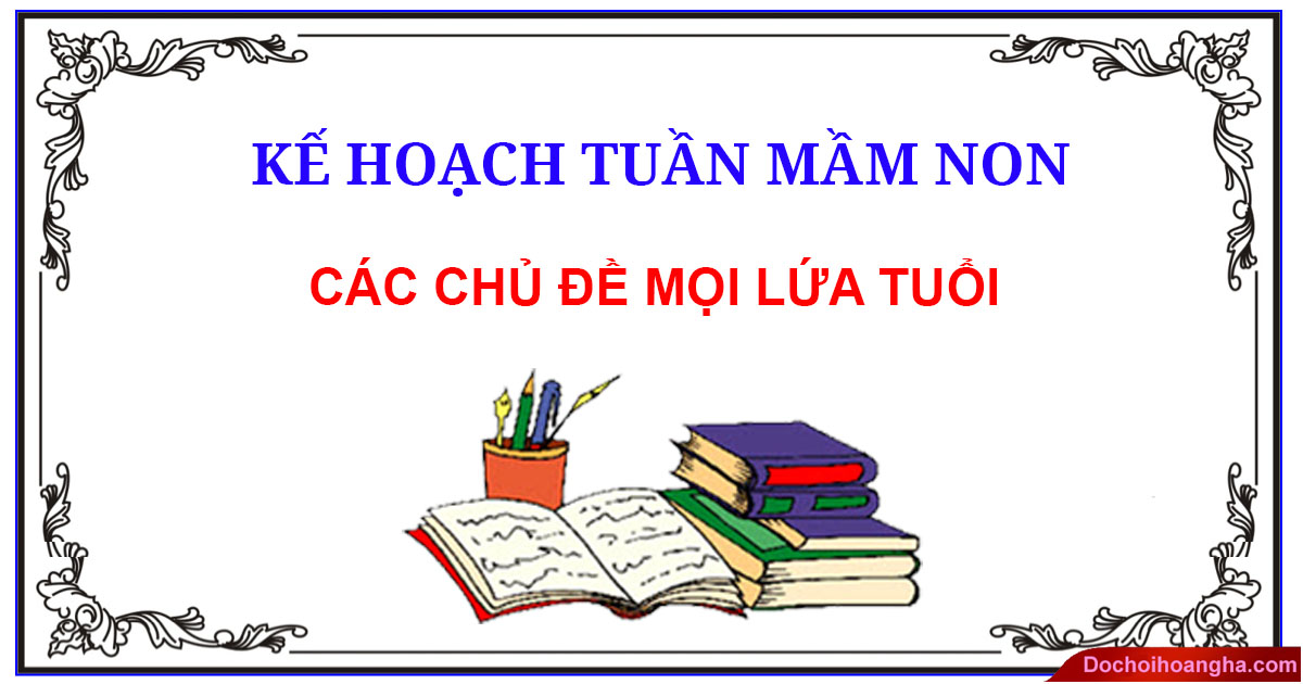 Kế hoạch mỗi tuần