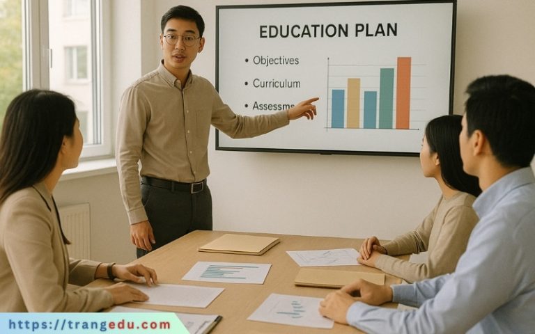 Văn phòng làm việc trong cơ sở đào tạo