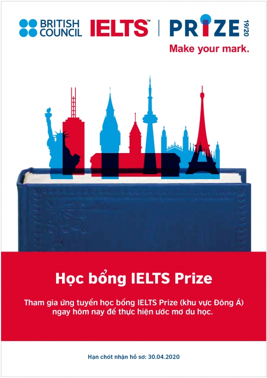 Minh họa cơ hội IELTS Prize 2025