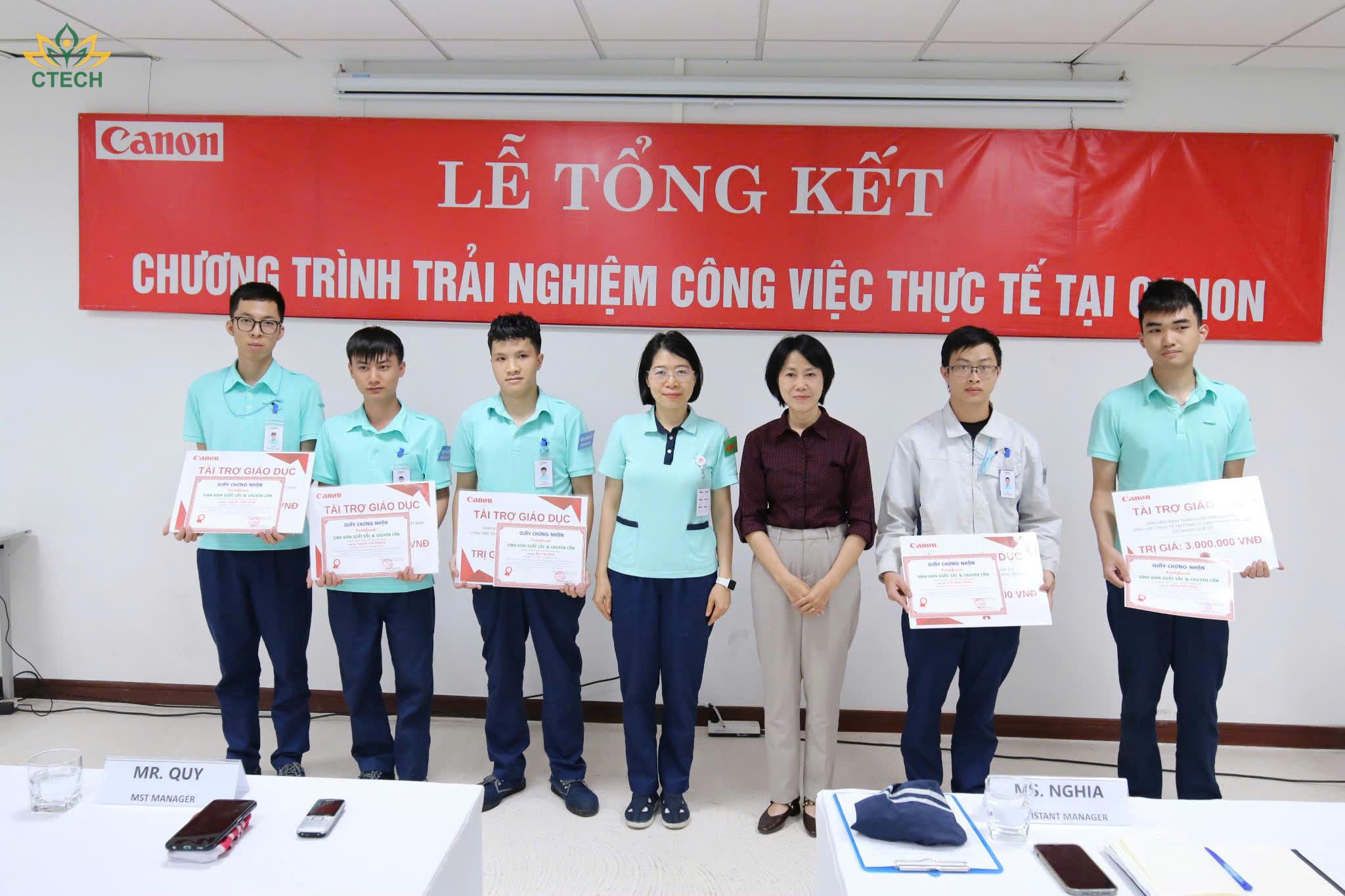Môi trường sản xuất tại Canon Việt Nam